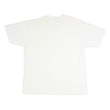 STAFFORD Mens White Plain Cotton T-Shirt 2XL Short Sleeve V-Neck Casual Basic