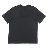 NIKE Mens Black Red & White Graphic T-Shirt M Short Sleeve Crew Neck Cotton