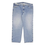 DICKIES Mens Light Blue Regular Fit Straight Denim Jeans W40 L29 Classic Cotton