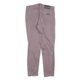 CALVIN KLEIN JEANS Womens Cotton Blend Mauve Slim Skinny Trousers W28 L25