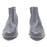 RIEKER Womens Black Leather Ankle Boots UK 9 Sequins Detail Comfortable Stylish