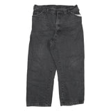 DICKIES Mens Relaxed Black Denim W34 L28 Casual Zip Cotton Blend Jeans