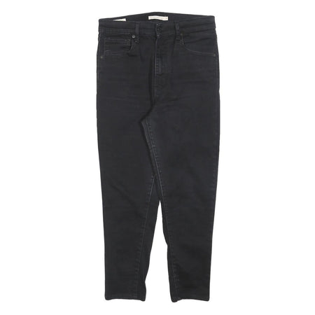 LEVI'S Big E Womens Jeans Black Slim Skinny Denim W31 L25 Vintage Style