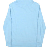 CHAMPION Womens Blue Pullover Hoodie S Long Sleeve Drawstring Band Collar Casual