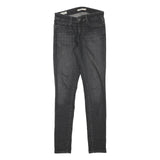 LEVI'S Womens Jeans Black Slim Skinny Denim Medium W27 L31 Stretch Cotton Blend