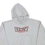 CHAMPION Mens Grey UNLV Rebels Pullover Hoodie L Cotton Blend Casual
