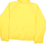 THE NORTH FACE Womens Yellow Outdoor Jacket M Polyester Blend Zip Hooded Plain