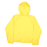 THE NORTH FACE Womens Yellow Outdoor Jacket M Polyester Blend Zip Hooded Plain