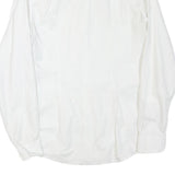 ARMANI EXCHANGE Mens White Shirt M Cotton Button Down Long Sleeve Casual