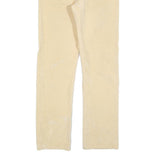 DIESEL Womens Slim Beige Polyester Blend Zip Trousers W30 L32 Casual Classic
