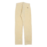 DIESEL Womens Slim Beige Polyester Blend Zip Trousers W30 L32 Casual Classic