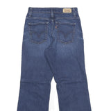 LEVI'S 512 Bootcut Womens Jeans Blue Cotton Blend Slim Denim W24 L27 Stylish