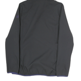 JACK WOLFSKIN Womens Black Outdoor Jacket S Polyester Zip Hooded Plain