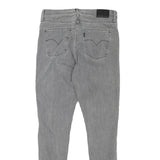 LEVI'S Womens Jeans Grey Slim Skinny Denim Medium W29 L29 720 Cotton Blend Zip