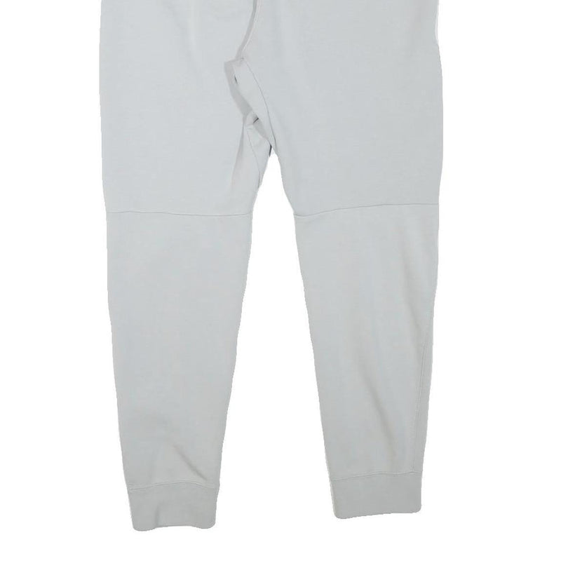 NIKE Mens Joggers Grey & White Slim Tapered M W31 L27 Cotton Blend Casual Wear