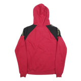 TRUE RELIGION Womens Red & Black Full Zip Hoodie XL Casual Cotton Blend