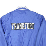 HOLLOWAY Mens Blue Baseball Button Jacket M Polyester Blend Varsity Sports