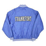 HOLLOWAY Mens Blue Baseball Button Jacket M Polyester Blend Varsity Sports