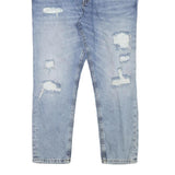 ONLY AND SONS Mens Slim Blue Denim Rinse W34 L25 Distressed Jeans