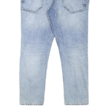 ONLY AND SONS Mens Slim Blue Denim Rinse W34 L25 Distressed Jeans