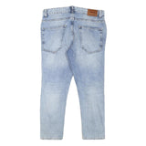 ONLY AND SONS Mens Slim Blue Denim Rinse W34 L25 Distressed Jeans