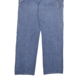 DICKIES Mens Regular Fit Blue Denim Jeans W34 L31 Workwear Straight Leg Zip