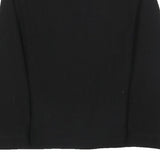 LACOSTE Mens Black Zip Jacket M Woven Plain Logo Crocodile Lightweight Casual