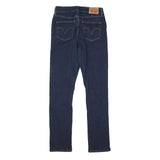 LEVI'S Womens Slim Blue Denim Slim Jeans Cotton Blend W25 L29 Stylish Zip