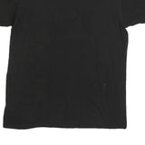 POETIC JUSTICE Mens Black Graphic T-Shirt M Short Sleeve Crew Neck Casual Cotton