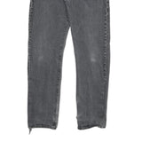 LEVI'S Mens Slim Black Denim Jeans W30 L30 Button Closure Regular Fit Casual