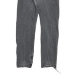 LEVI'S Mens Slim Black Denim Jeans W30 L30 Button Closure Regular Fit Casual