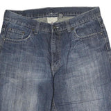 URBAN PIPELINE Mens Denim Blue Casual Shorts L W38 Comfortable Cotton Pockets