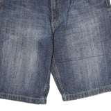 URBAN PIPELINE Mens Denim Blue Casual Shorts L W38 Comfortable Cotton Pockets