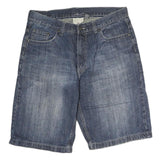 URBAN PIPELINE Mens Denim Blue Casual Shorts L W38 Comfortable Cotton Pockets