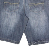 URBAN PIPELINE Mens Denim Blue Casual Shorts L W38 Comfortable Cotton Pockets