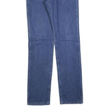 WRANGLER Mens Regular Blue Jeans Denim Medium W35 L38 Classic Cotton Blend Zip