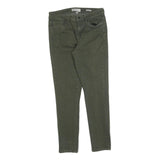 CALVIN KLEIN JEANS Womens Slim Skinny Denim Green W28 L28 Stretch Cotton Blend