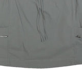 TE VERDE Womens Grey Cargo Mini Polyester Blend Skort Size M Adjustable Waist