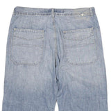IDENTIC JEAN Mens Denim Blue Casual Shorts XL W34 Relaxed Fit Cotton Blend