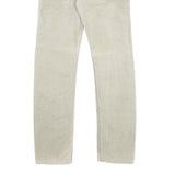 LEVI'S Mens Corduroy Beige Regular Straight Trousers W28 L32 Classic Casual