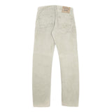 LEVI'S Mens Corduroy Beige Regular Straight Trousers W28 L32 Classic Casual