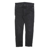 LEVI'S 510 Mens Black Regular Skinny Denim Raw W32 L29 Zip Cotton Blend Jeans
