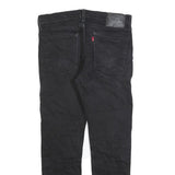 LEVI'S 510 Mens Black Regular Skinny Denim Raw W32 L29 Zip Cotton Blend Jeans