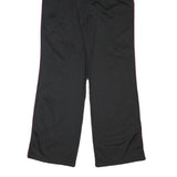PUMA Womens Joggers Black UK 14 W30 L33 Polyester Blend Regular Fit Straight Leg