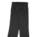 PUMA Womens Joggers Black UK 14 W30 L33 Polyester Blend Regular Fit Straight Leg