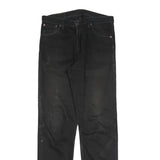 LEVI'S 321 02 Mens Black Regular Straight Denim W33 L36 Classic Cotton Blend Zip