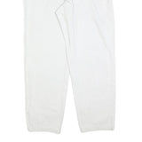 Mens Regular Fit White Cotton Blend Straight Jeans W34 L32 Casual Wear