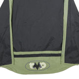CMP Mens Black & Green Nylon Zip Jacket M Lightweight Sportswear