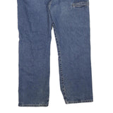 DICKIES Womens Regular Blue Denim Classic Fit Jeans W40 L30 Workwear Zip Closure