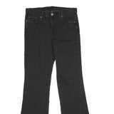 CALVIN KLEIN JEANS Womens Black Regular Fit Flared Denim W30 L34 Stylish